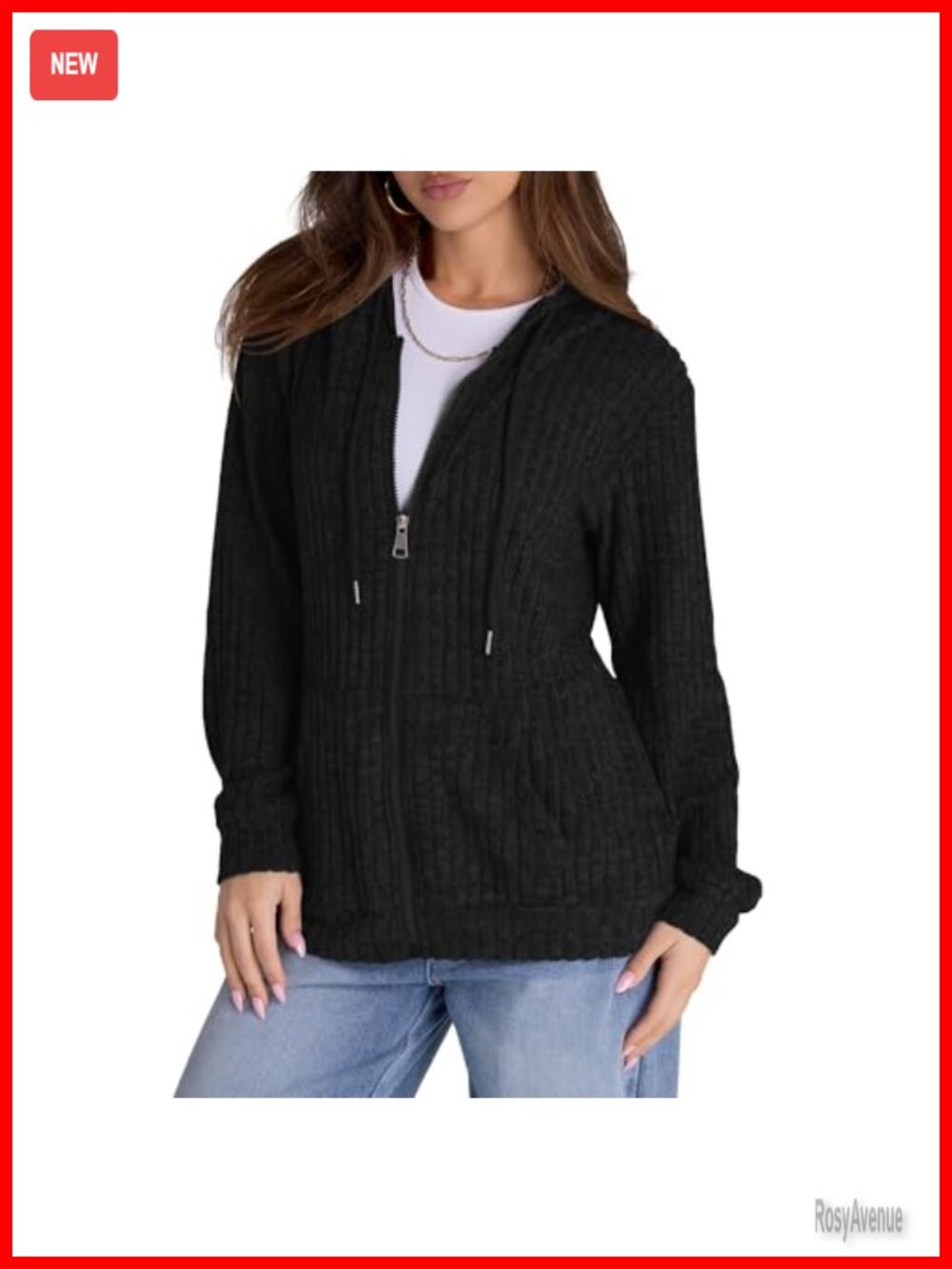 Womens Zip Up Hoodie Oversized Lightweight Sweatshirt Long Sleeve Fall